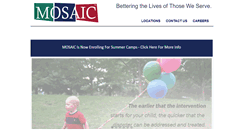 Desktop Screenshot of mosaicrehab.com